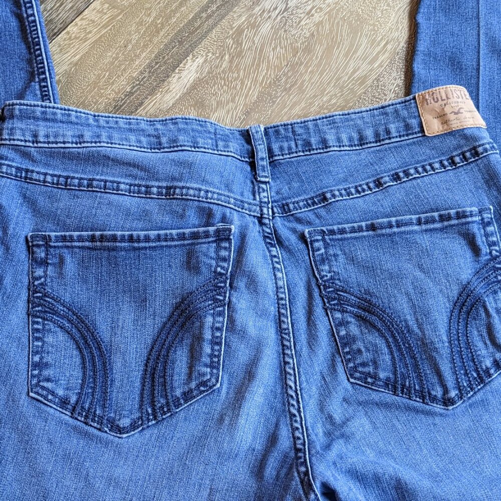 Hollister California Super Skinny High Rise Medium Wash Blue Jeans, Size W32 L31 - Picture 9 of 11